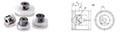 Acetal F-Loc Hub Spur Gears DSF